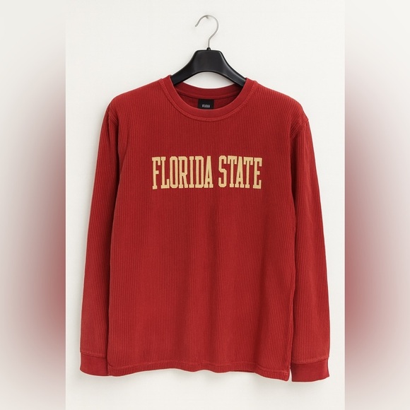 Pressbox Tops - Florida State Women's Sweatshirt Garnet Cabincore M